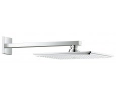 Верхний душ с душевым кронштейном 286 мм, 1 режим струи, Grohe 26054000 Rainshower Allure хром 