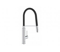 Смеситель для кухни с профессиональной лейкой Grohe Concetto 31491000 хром/черный 