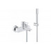 Смеситель для ванны с душевым гарнитуром Grohe 33850001 Lineare New, хром 