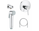 Душ гигиенический 1 вид струи, комплект Grohe BauClassic 124434