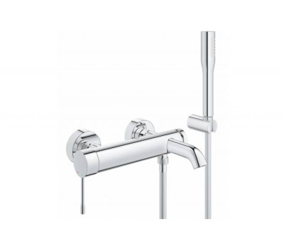 Смеситель для ванны с душевым гарнитуром Grohe 33628001 Essence New  