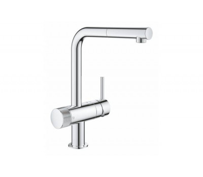 Смеситель для кухни с функцией фильтрации воды, выдвижной излив Grohe Blue 31721000  