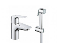 Смеситель для раковины с душем с минибиде лейкой Grohe 23757001 BauEdge New  