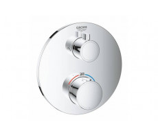 Термостат для ванны встраиваемый на 2 положения Grohe Grohtherm 24076000 хром