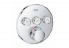 Внешняя часть термостата для душа GROHE Grohtherm SmartControl 29121000 на 3 потребителя, хром 
