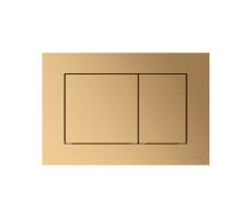 Панель смыва унитаза для системы двойного смыва TECEnow 9240419 Латунь металлик Панель смыва унитаза для системы двойного смыва TECEnow 9240419 Латунь металлик