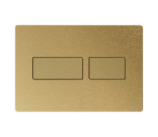 Панель смыва с двойной системой смыва для унитаза TECEsolid 9240436 цвет латунь с текстурой ромбы Панель смыва с двойной системой смыва для унитаза TECEsolid 9240436 цвет латунь с текстурой ромбы