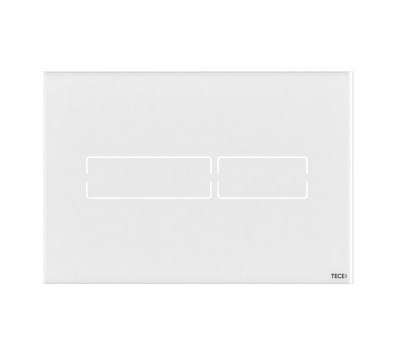 Электронная панель смыва, стекло, TECElux mini 9240960 белая