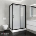 Душевая кабина 120х80 см Parly BETT B120 черный матовый