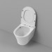 Унитаз подвесной Grossman Thin Rim GR-5604SQ тонкий ободок, белый с тонкой крышкой, микролифт, смыв торнадо Унитаз подвесной Grossman Thin Rim GR-5604SQ тонкий ободок, белый с тонкой крышкой, микролифт, смыв торнадо