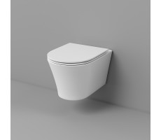 Унитаз подвесной Grossman Thin Rim GR-5604SQ тонкий ободок, белый с тонкой крышкой, микролифт, смыв торнадо Унитаз подвесной Grossman Thin Rim GR-5604SQ тонкий ободок, белый с тонкой крышкой, микролифт, смыв торнадо