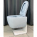 Унитаз подвесной, безободковый Twist Scarabeo 5201TW38 Glossy AIR голубой глянцевый Унитаз подвесной, безободковый Twist Scarabeo 5201TW38 Glossy AIR голубой глянцевый