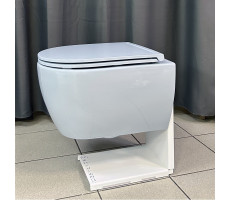 Унитаз подвесной, безободковый Twist Scarabeo 5201TW38 Glossy AIR голубой глянцевый Унитаз подвесной, безободковый Twist Scarabeo 5201TW38 Glossy AIR голубой глянцевый