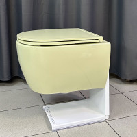 Унитаз подвесной, безободковый Twist Scarabeo 5201TW39 Glossy LIME лаймовый глянцевый