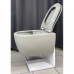 Унитаз подвесной, безободковый Twist Scarabeo 5201TW61 Glossy SAND серый глянцевый Унитаз подвесной, безободковый Twist Scarabeo 5201TW61 Glossy SAND серый глянцевый