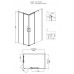 Душевое ограждение Grossman  GR-3120L Galaxy 120*80*190 прямоугольник, двери раздвижные 