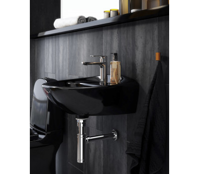 Раковина для ванной комнаты 61х48 см GUSTAVSBERG Estetic 410360S0 цвет черный