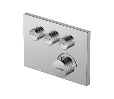 Термостатический смеситель для ванны и душа WasserKRAFT Dinkel 5800 5858 Thermo Хром 