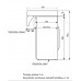 Раковина Azario Beta NEW 60х55 см CS00086605