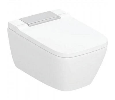 Подвесной унитаз-биде Geberit AquaClean Sela Square 146.250.21.1 хром