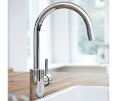 Смеситель для кухни с вытяжным изливом Grohe Concetto New 32663003 хром