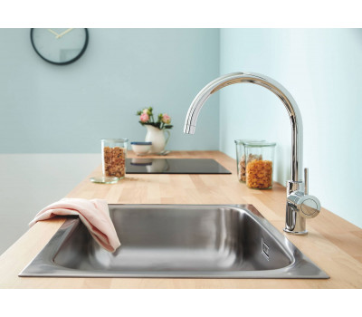 Смеситель для кухни Grohe BauClassic 31535001 хром