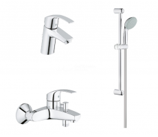 Комплект смесителей Grohe Eurosmart 124446 хром