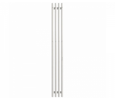 Полотенцесушитель электрический GROIS Quartet GR-135 180х1500 П3 RAL 9016 R белый матовый
