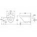 Подвесной безободковый унитаз Gustavsberg Estetic GB1183300S5030 черный матовый, микролифт 