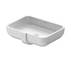 Раковина встраиваемая снизу 48х34.5см Duravit Happy D.2 0457480000 Раковина встраиваемая снизу 48х34.5см Duravit Happy D.2 0457480000