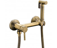 Гигиенический душ со смесителем Haiba HB5510-4, бронза 