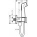 Гигиенический душ Hansgrohe Bidette E EcoSmart+ 29231670 цвет-чёрный матовый 