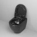Унитаз подвесной Grossman Color GR-4411blackS цвет Черный глянец с сиденьем Микролифт