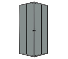 Душевое ограждение 80х80 см Niagara Eco NG-1008-14QT квадрат,раздвижное,черный,стекло тонированное