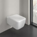 Унитаз подвесной со смывом TwistFlush Villeroy&Boch Skyla 4682CL01 сиденье для унитаза с функцией QuickRelease и SoftClosing  Альпийский белый