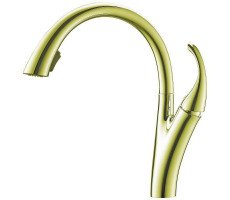 Смеситель для кухни Haiba HB70180-13, золото 