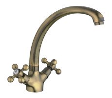 Смеситель для кухни Haiba HB4219-4, бронза Смеситель для кухни Haiba HB4219-4, бронза