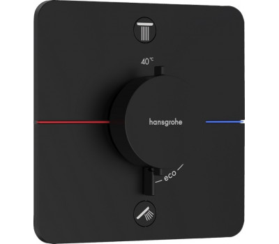 Термостат Hansgrohe ShowerSelect Comfort Q 15583670 матовый черный