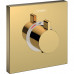 Смеситель для душа термостат Hansgrohe ShowerSelect 15760990 полированное золото