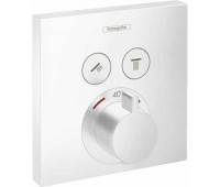Термостат для ванны Hansgrohe ShowerSelect на 2 потребителя 15763700 белый