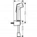 Гигиенический ручной душ 1jet S со шлангом 125 см и держателем Hansgrohe 29234000 хром
