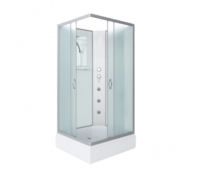 Душевая кабина 100х80 см Niagara Classic NG-33084-14QBKG средний поддон (26см), стекло матовое Душевая кабина 100х80 см Niagara Classic NG-33084-14QBKG средний поддон (26см), стекло матовое