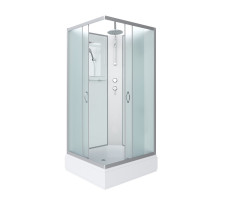 Душевая кабина 100х80 см Niagara Classic NG-33084-14QBKT средний поддон (26см), стекло матовое Душевая кабина 100х80 см Niagara Classic NG-33084-14QBKT средний поддон (26см), стекло матовое