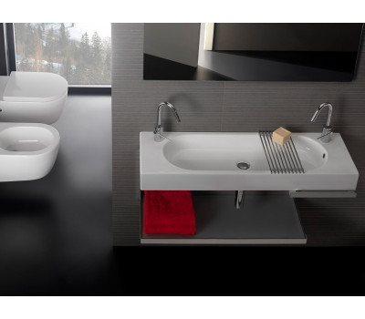 Раковина Hatria AREA Y0W501 размер 110х35 см, цвет белый Раковина Hatria AREA Y0W501 размер 110х35 см, цвет белый