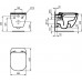 Унитаз подвесной Ideal Standard TESI Rimless+ T536001 безободковый, с сиденьем и крышкой микролифт