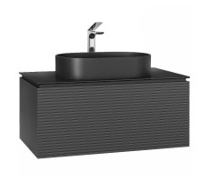 Тумба под раковину JORNO Stone 80 Stn.01.80/P/A/JR подвесная Антрацит Тумба под раковину JORNO Stone 80 Stn.01.80/P/A/JR подвесная Антрацит