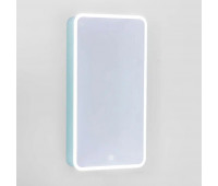 Зеркало-шкаф Pastel 46 с подсветкой Jorno Pas.03.46/BL бирюзовый бриз 
