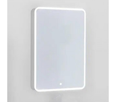 Зеркало-шкаф Pastel 60 с подсветкой Jorno Pas.03.60/GR французский серый 