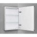 Зеркало-шкаф JORNO Slide 60 с подсветкой и часами Sli.03.60/W 
