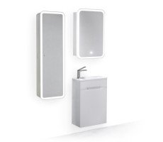 Тумба под раковину подвесная Jorno Moduo Slim 50 Mod.01.50/P/W Белый Тумба под раковину подвесная Jorno Moduo Slim 50 Mod.01.50/P/W Белый